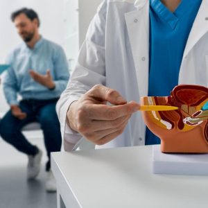 USA Prostate Center doctor and patient